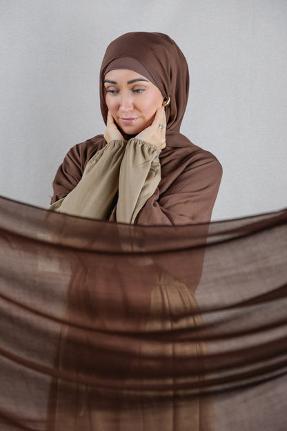 Myristica Modal Hijab Set | Single-Stitch