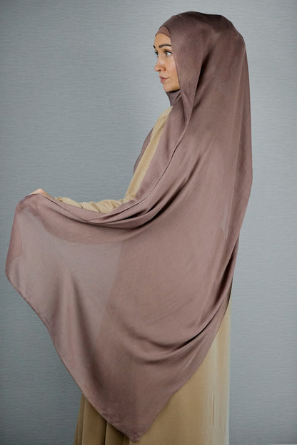 Nutmeg Modal Hijab Set | Single-Stitch