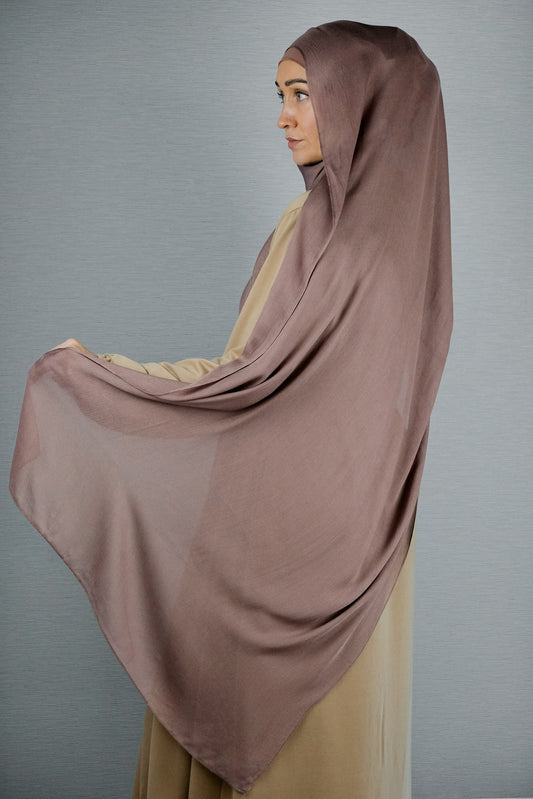 Nutmeg Modal Hijab Set | Single-Stitch